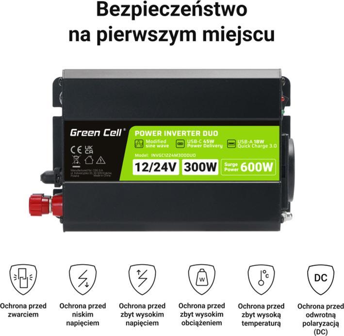 Produktbild GreenCell INVGC1224M300DUO