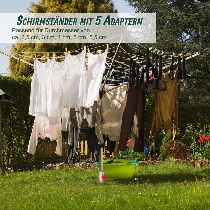 Actual product image Relaxdays Bodenhülse für Sonnenschirm