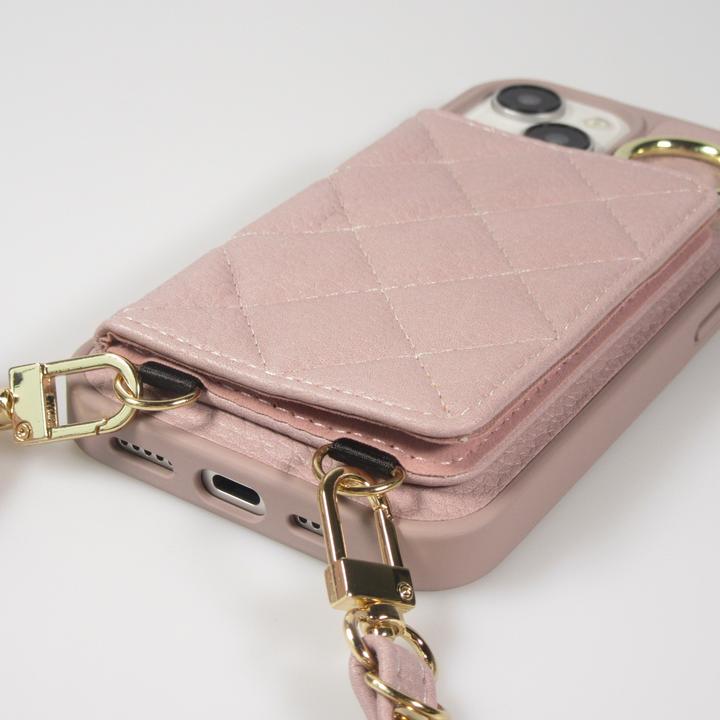 Actual product image PhoneLook Hülle Gepolstertes Leder mit Spiegel und Kartenfach grosse abnehmbare Riemen (Apple iPhone 15)