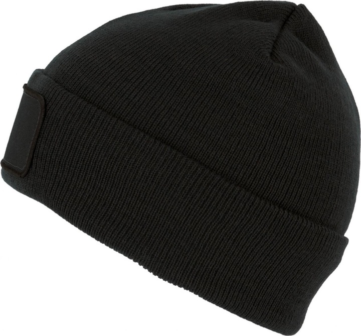Actual product image K-up Recycled beanie with patch and thinsulate lining