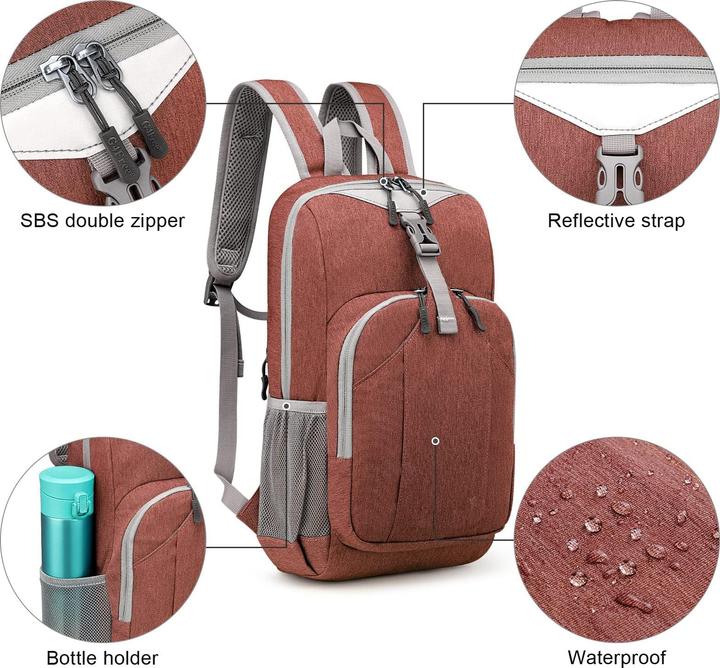 Produktbild Only-Bags.Store Wanderrucksack, kleiner Wanderrucksack, Radfahren, kompakter Schulterrucksack (10 l)