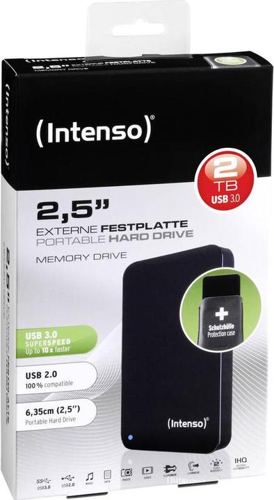 Image du produit Intenso Lecteur de mémoire - disque dur externe (2 To)