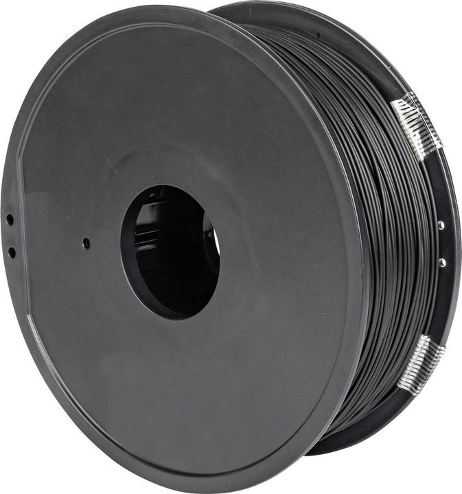 Produktbild Renkforce RF-5167482 PLA-LW Light Weight Filament PLA 1.75 mm 1 kg Schwarz (mat (PLA, 1.75 mm, 1000 g, Schwarz)