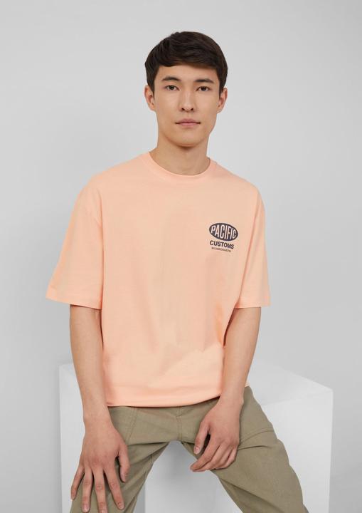 Produktbild S.Oliver T-Shirt T-Shirt im Relaxed Fit mit Front- und Rückenprint (XXL)