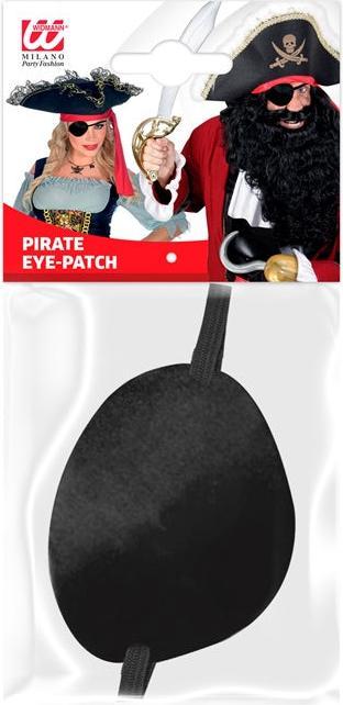 Actual product image Widmann Pirate Eye Patch Satin