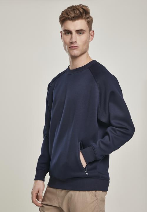 Actual product image Urban Classics Raglan Zip Pocket Crew (M)