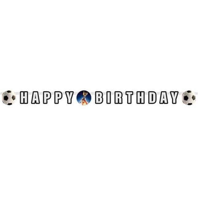 Amscan Partygirlande - Happy Birthday - Kick It - ca. 180 x 15 cm