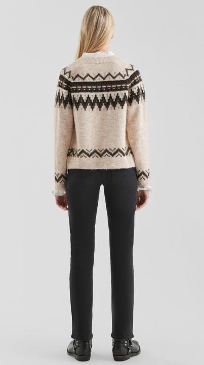 Produktbild s.Oliver Strickjacke Strickjacke mit Norwegermuster (S)