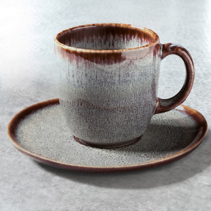 Immagine prodotto Like. by Villeroy & Boch Tazze da caffè Lave con piattini (190 ml, 6 x)