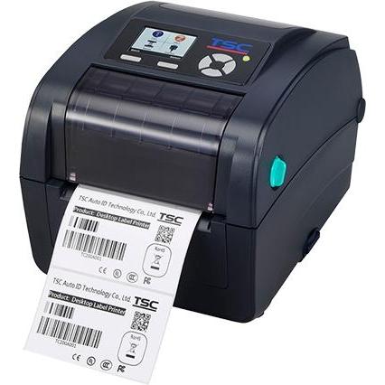 TSC TC210, 8 Punkte/mm (203dpi), Disp., RTC, TSPL-EZ, USB, RS232, Ethernet (203 dpi), Etikettendrucker, Blau