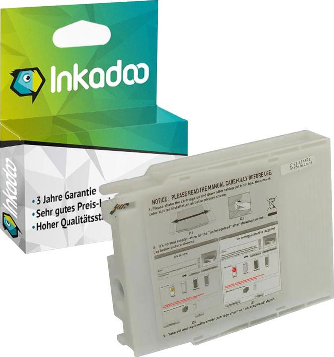 Immagine prodotto Inkadoo Cartucce d'inchiostro compatibili con Epson C13T907240 / T9072, ciano Ciano (C)