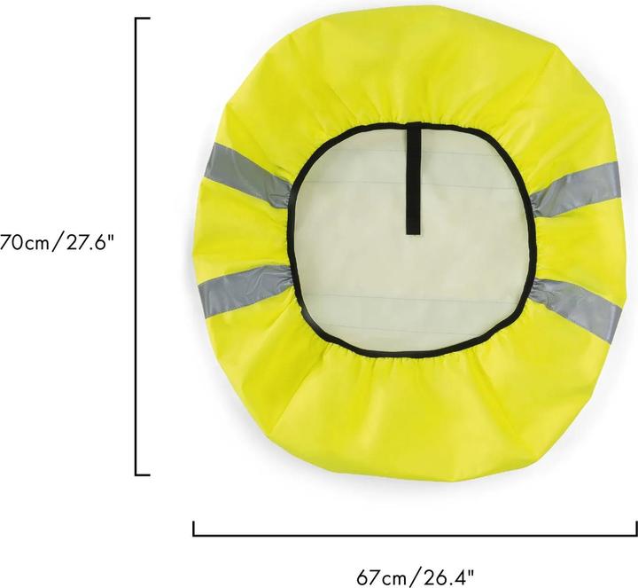 Produktbild Dicota Regenhülle Hi-Vis 65 liter gelb (65 l)
