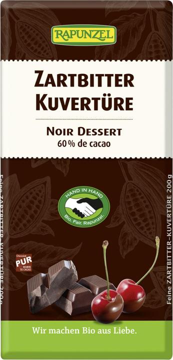 Rapunzel Couverture BIO au chocolat noir - 200g - (200 g)