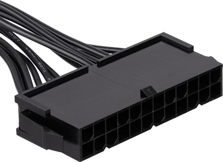 Image du produit Akyga AK-CA-77 - Adaptateur de câble - 24 broches ATX (hun) til 14 broches strøm (han) - 10 cm - pour Leno (10 cm, 24 broches ATX)