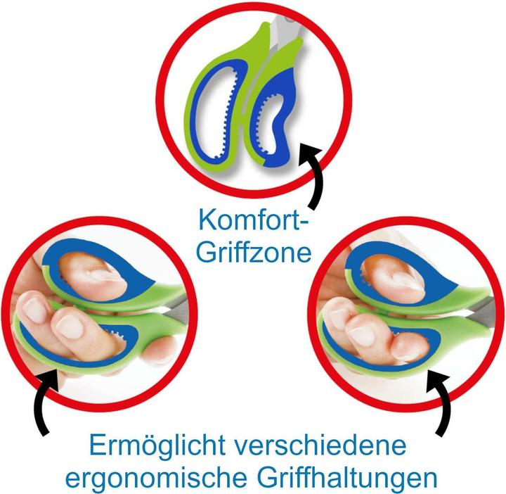 Immagine prodotto Läufer Forbici per bambini con impugnatura morbida e confortevole (13 cm)