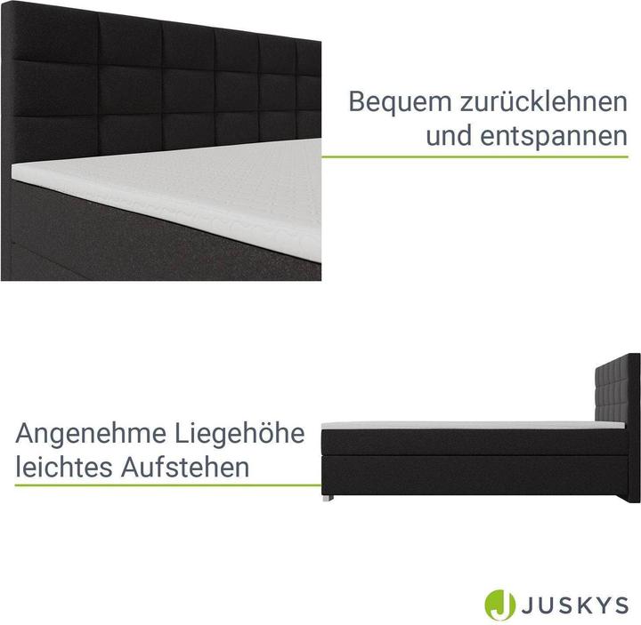Produktbild Juskys Boxspringbett Seattle (180 x 200 cm)