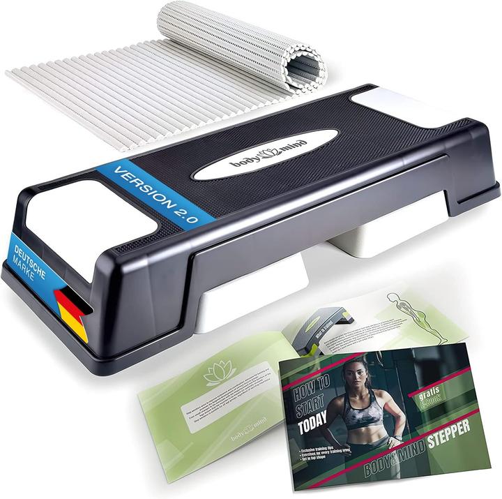 Image du produit Body & Mind Aerobic Steppbrett mit Anti-Rutsch-Matte