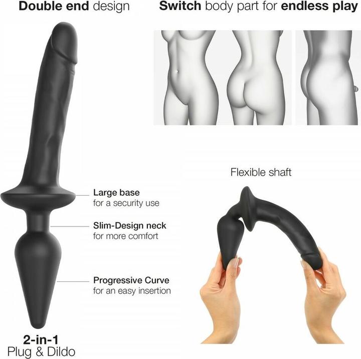 Actual product image Strap-on-me Switch Plug-In Dildo (XXL)