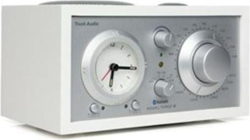 Productafbeelding Tivoli Audio Audio - Model 3 BT met USB - Wekkerradio met Bluetooth - Wit/Zilver (AM, FM, Bluetooth)