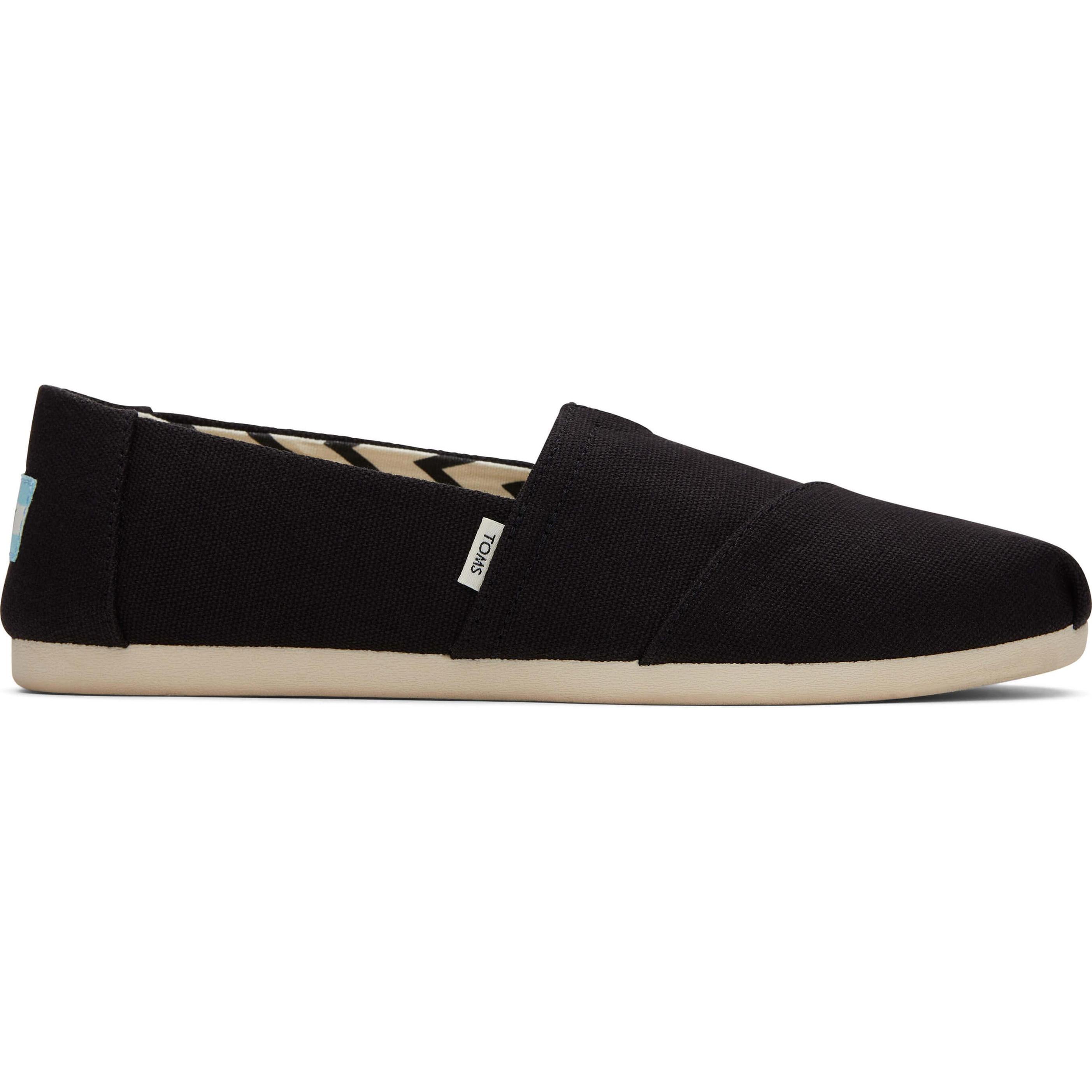 Toms, Damen, Espadrilles, espadrilles aus recycelter baumwolle, damen alpargata, Schwarz, (37.5)