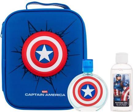 Actual product image Captain America Eau De Toilette Spray 100ml Set of 3 2020 (Eau de toilette, 100 ml)