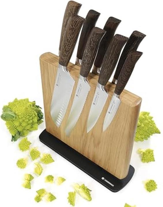 Image du produit Zassenhaus Bloc à couteaux magnétique Loft chêne 28x9x26.5 cm