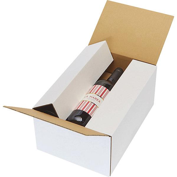 Immagine prodotto kaiserkraft Scatola per bottiglie di vino, sdraiata (6 x)