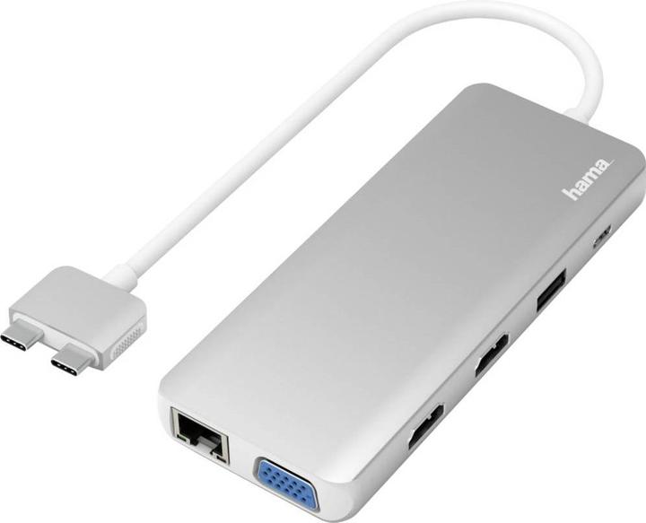 Hama USB-C hub (USB-C, 12 Ports)