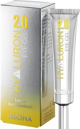 Produktbild Alcina Hyaluron 2.0 Augen-Gel Füllt Augenfältchen (Augenpflege Gel, Tag + Nacht, 15 ml)