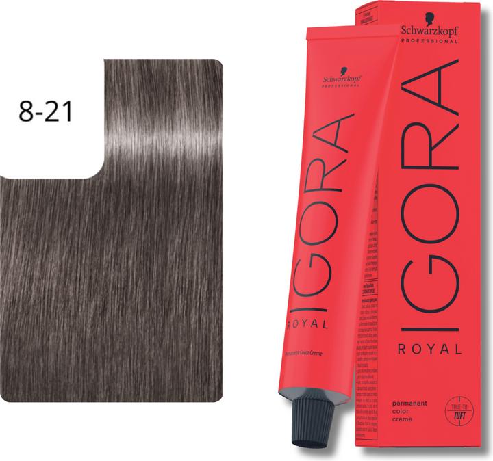 Image du produit Schwarzkopf Professional Igora Royal Take Over 8-211 (8-21 Blond Clair Cendré)