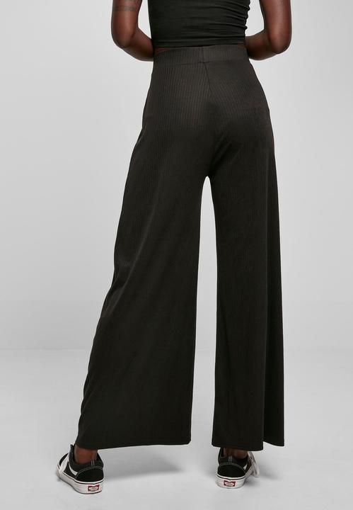 Produktbild Urban Classics Ladies Rib Jersey Wide Leg Pants (L)