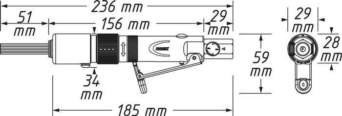Produktbild HAZET Mini-Nadelentroster 9035M-6 (Nadelentroster)