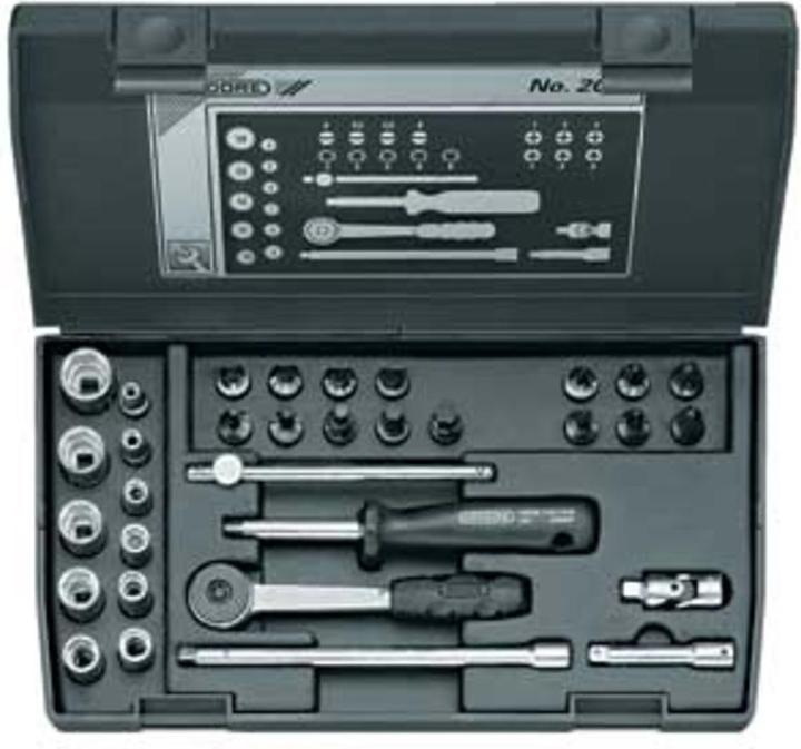 Actual product image Gedore Socket spanner set 1/4 (6.3 mm