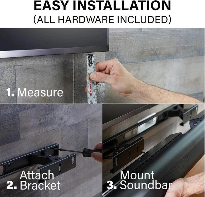 Actual product image Sanus Wandhalterung für Sonos ARC, ausziehbar (1 pcs., Wall installation)