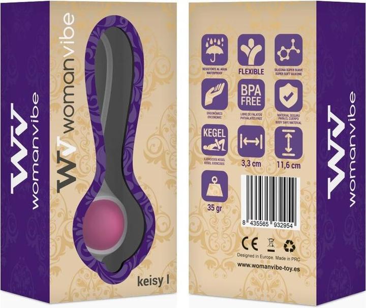 Actual product image Womanvibe Keisy I Ball Geisha Silicone - Pink