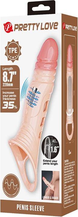 Productafbeelding Pretty Love 8,7" Vibrator Penis Sleeve