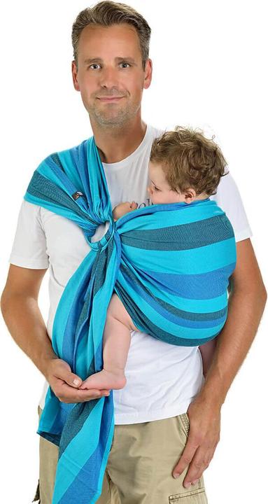 Hoppediz Babytragetuch gewebter Ring-Sling (2 m)