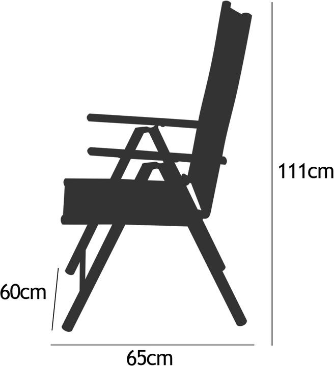 Immagine prodotto Casaria Set di 4 sedie da giardino