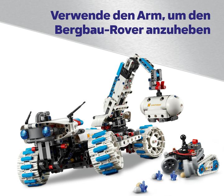 Produktbild LEGO Lunar Outpost Mondrover-Raumfahrzeug (42211, LEGO Technic)