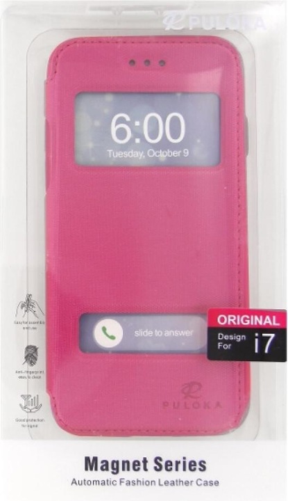 Produktbild Puloka Flip Case für iPhone 7 pink (Apple iPhone 7)
