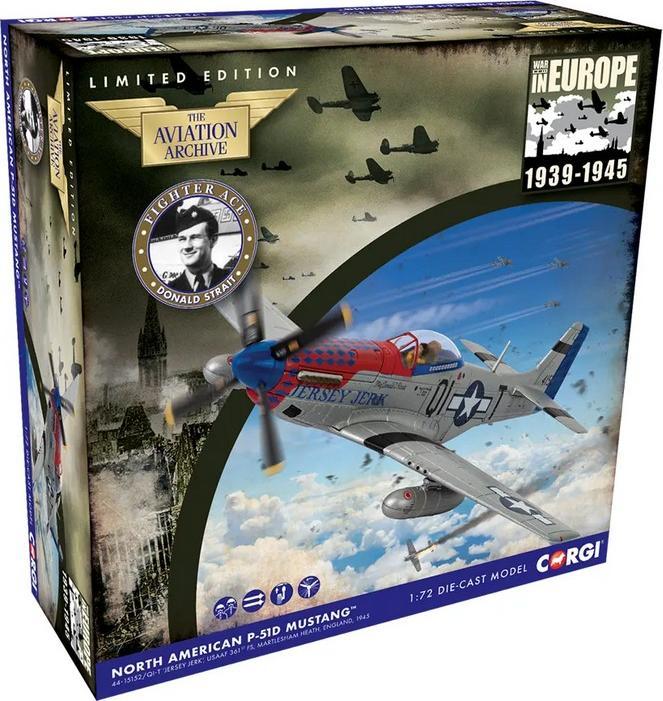 Produktbild Corgi North American P-51D Mustang 44-15152/QI-T Jersey Jerk