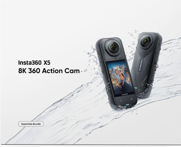 Produktbild Insta360 X5 Essentials Bundle (30p, Bluetooth, WLAN)