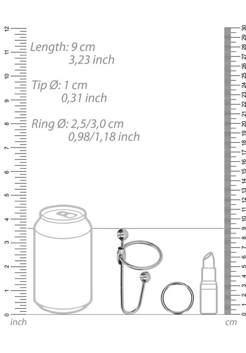 Image du produit Ouch! Urethral Sounding - Metal Plug