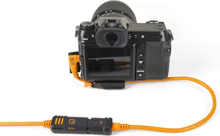 Image du produit Tether Tools TetherPro Optima 10G USB-C 51cm RT Org (0.51 m, USB 3.2 Gen 2)