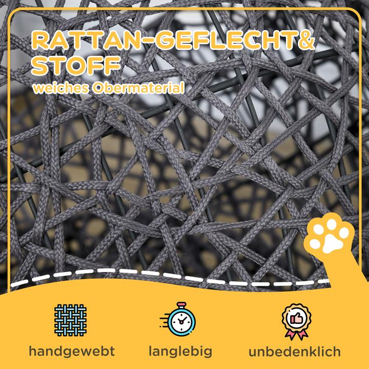 Actual product image PawHut Cat basket with cushion (Cat)