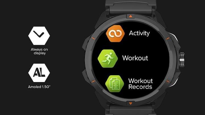 Image du produit Myphone Montres intelligentes Hammer Watch 2 | Montre intelligente | GPS (satellite) | AMOLED | 1,5" |