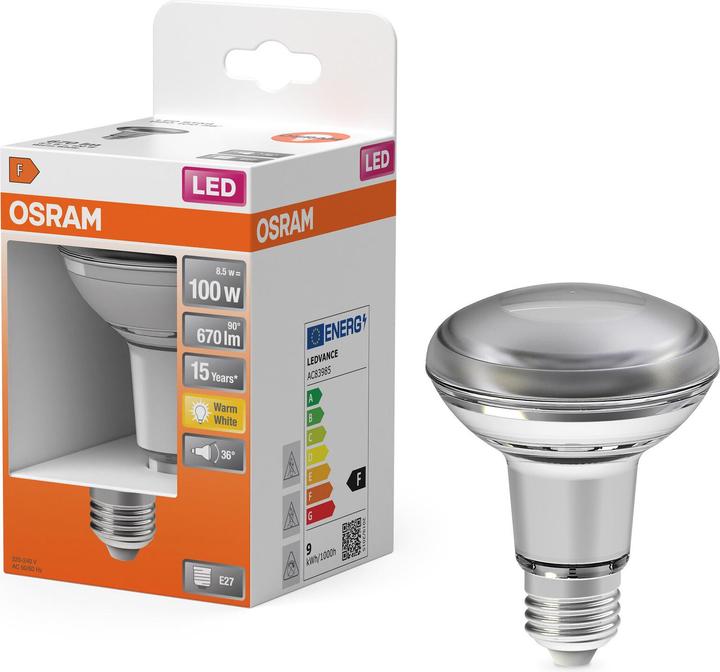 Produktbild Osram Led Star R80 (E27, 100 W, 670 lm, 1 x, G)