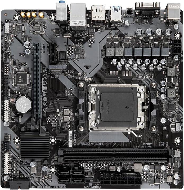 Produktbild Gigabyte GA-A620M S2H (AM5, AMD A620, mATX)