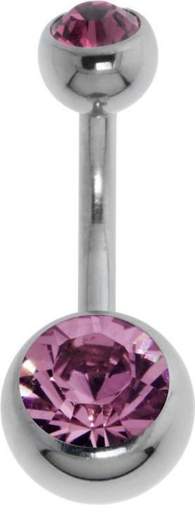 Image du produit Bijouteria Piercing nombril (Cristallin, Titane)
