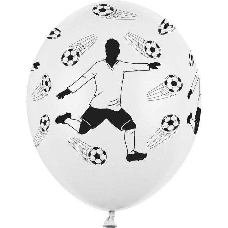 Partydeco Ball Fussballer 30cm (6St.)